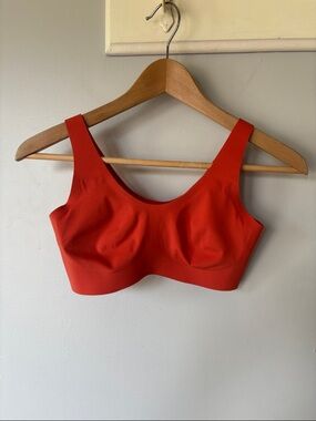 Knix Pullover Wireless Bralette Burnt Orange XS Seamless
